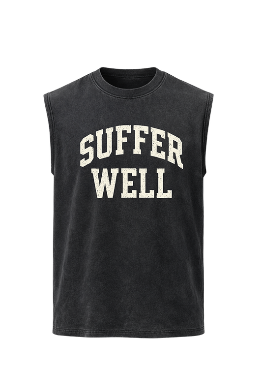 Suffer Well Sleeveless Tee - pink