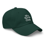 For Locals Only Dad Hat in forrest-green