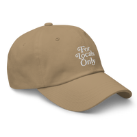For Locals Only Dad Hat in khaki