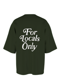 For Locals Only tee in green