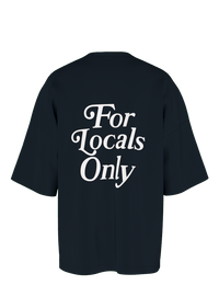 For Locals Only tee in navy