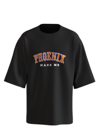 Phoenix Made Me tee in black